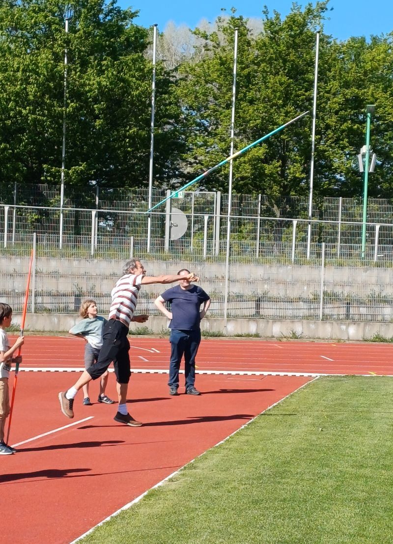Ilpo beim Sperwurf