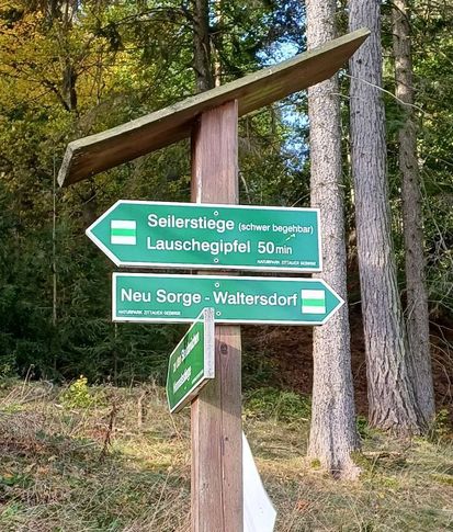 Die Seilerstiege, ein relativ steiler Aufstieg mit Stufen, welcher Kondtion verlangt