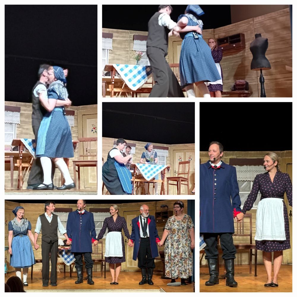 Beim Schitzenkinch wird dem Böhmischen Schneider von Jule ein Walzer gelernt