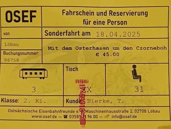 zugticket